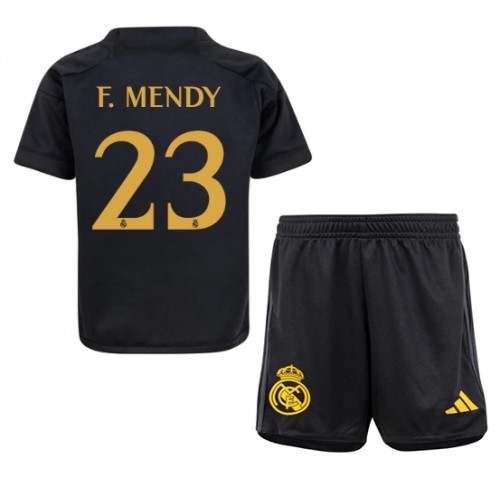 Maillot de foot Real Madrid Ferland Mendy #23 Troisième enfant 2023-24 Manches Courte (+ pantalon court)
